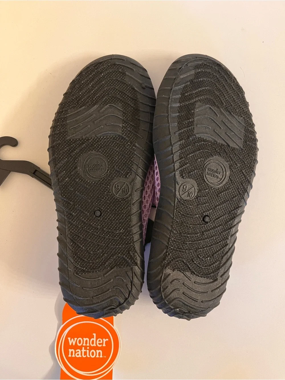 Kids Lavender Water-Friendly Slip-On Shoes By Wonder Nation Size 9-10